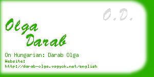 olga darab business card